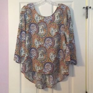 Paisley patterned shirt